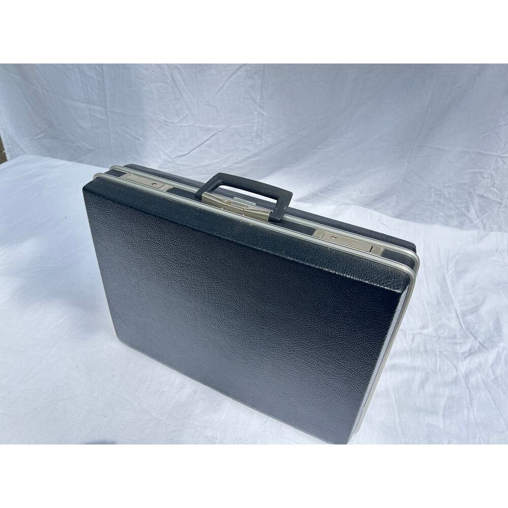 Hard shell Rare Retro Vintage briefcase with chrome accents, Blues Brothers